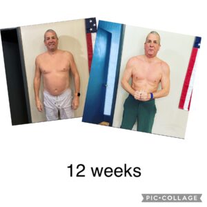 This is a picture of what Tom at the age of 56 achieved in 12 weeks at Eric Moss Fitness, a personal training studio located in Boonton New Jersey